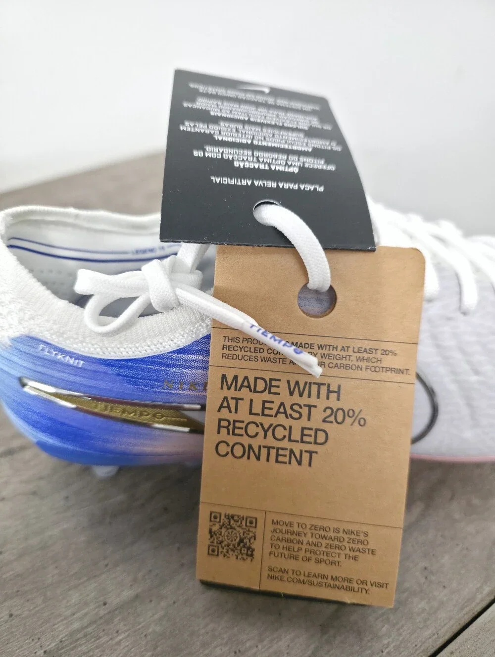 Men’s Size 6 - Nike Legend 10 Elite Vast Grey Racer Blue Cleats IO4461-001